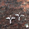 Сережки Лелеки Стерлінгове срібло 925 проби